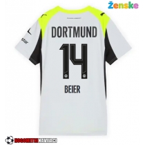 Ženske Nogometnih dresov Borussia Dortmund Maximilian Beier #14 Gostujoči 2025-26 Kratki rokavi